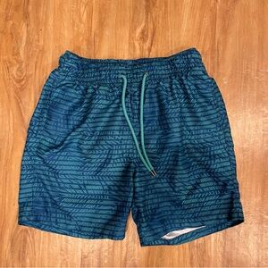Ike by Ike Behar Men's Swim Trunks Board Shorts, Size S, Blue Print